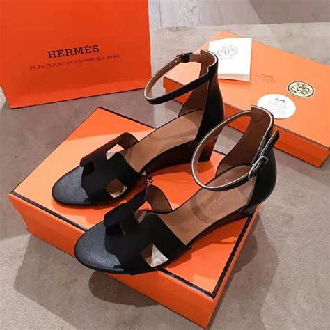 hermes heeled sandals.